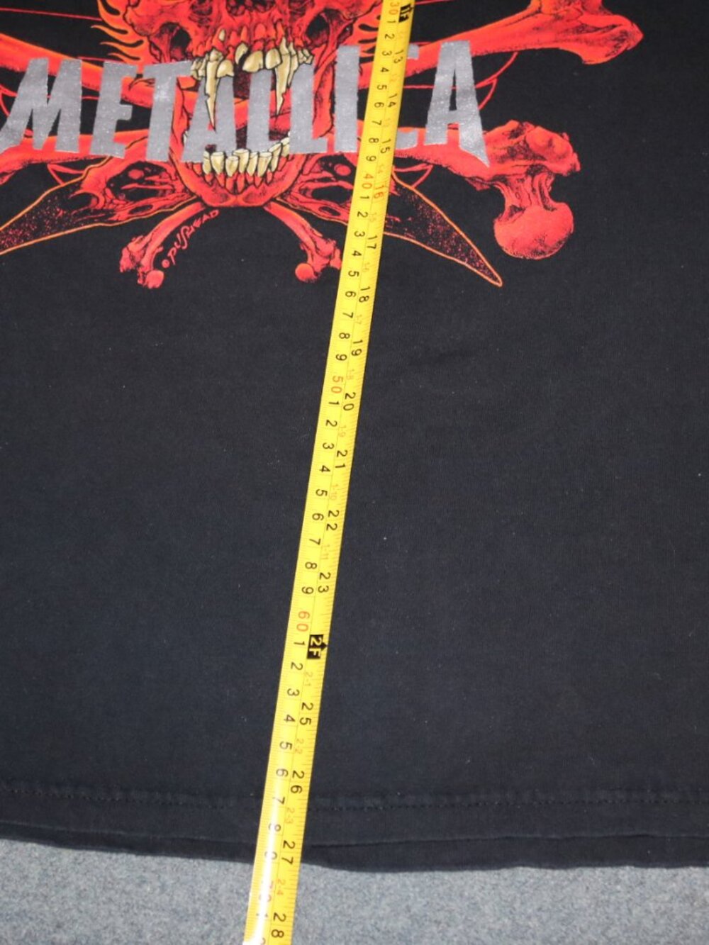 METALLICA T-shirt Mens XL Black Giant 2007 Rebel - Picture 4 of 8